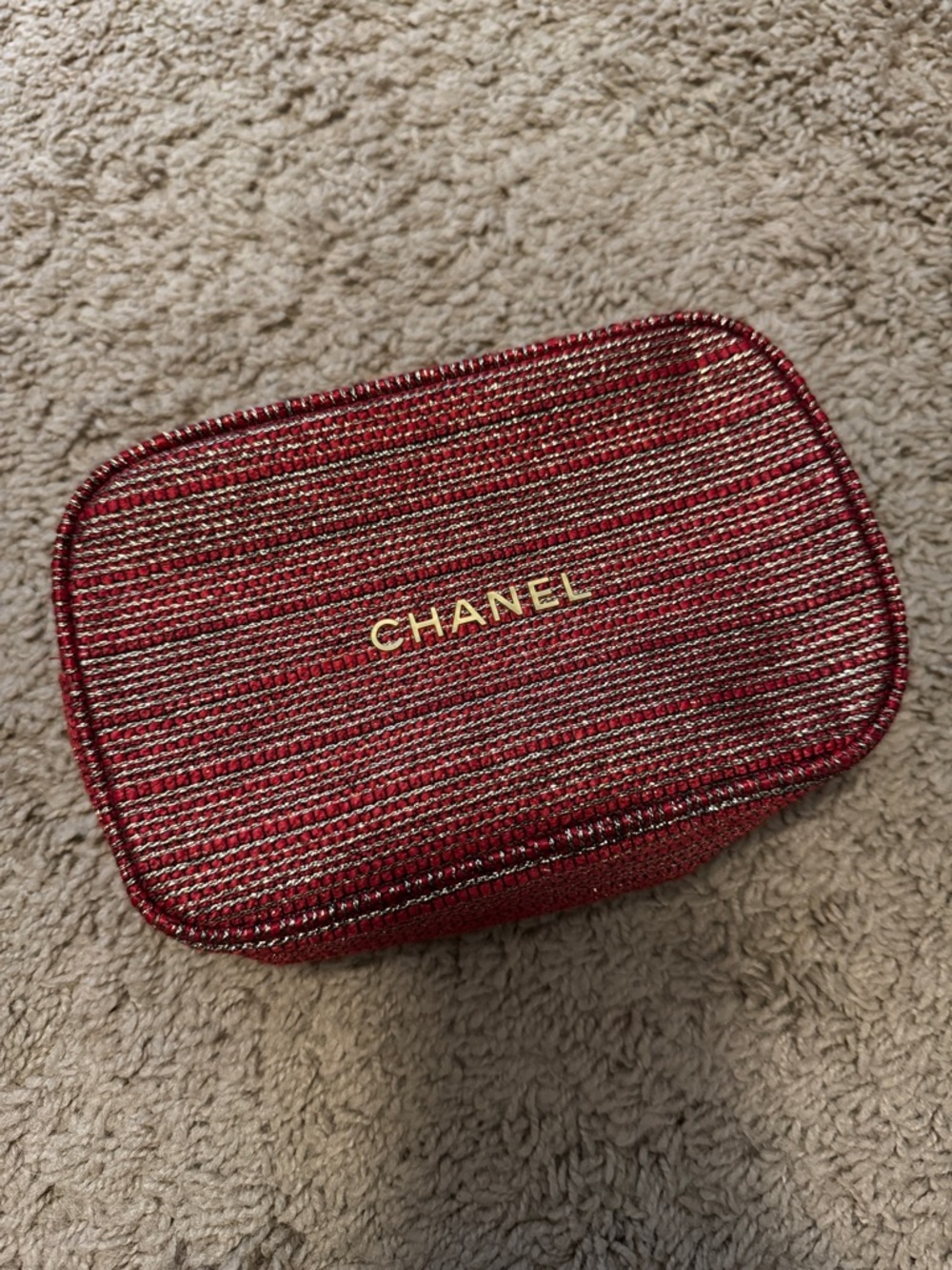 CHANEL beauty makeup bag